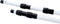 Angel Sports Luxe Bamintonset 4 spelers met 2 shuttles met netpost