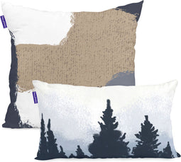 Set van 2 kussenhoezen Nightfall | Blanc
