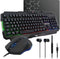 G-Lab Combo Helium - Gaming Pack - Toetsenbord met Achtergrondverlichting en 6 Anti-Ghosting Toetsen - Azerty FR