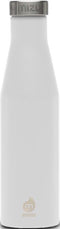 MIZU S6 Geïsoleerde Drinkfles met Roestvrijstalen kap 600ml, enduro white