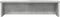 vidaXL - Keukenrekken - stapelbaar - 2 - st - 60x15x16 - cm - betongrijs