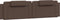vidaXL - Hoofdbordkussen - 200 - cm - kunstleer - bruin