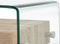 vidaXL - Salontafel - 98x45x31 - cm - gehard - glas - transparant