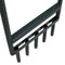 vidaXL - Gazonbeluchter - met - 5 - holle - tanden - gepoedercoat - staal - groen