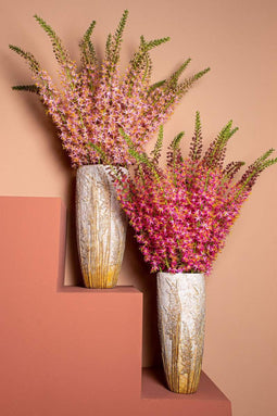 PTMD Eremurus Stengel Kunsttak - 119x12x117 cm - Kunststof - Oranje