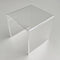 Klika - Acryl-bruggetje 20x20cm hoog 200mm trans - 10 stuks