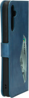 Mobiparts Galaxy A34 (2023) 5G - Classic Wallet Case - Ruimte voor pasjes - Blauw