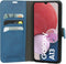 Mobiparts Galaxy A13 (2022) 4G - Classic Wallet Case - Ruimte voor pasjes - Blauw