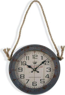 Muurklok Versa Hars (6,3 x 27,7 x 27,7 cm)