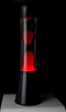 Fisura Lavalamp Zwart Met Rode Lava