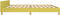 vidaXL - Bedframe - zonder - matras - 200x200 - cm - stof - groen