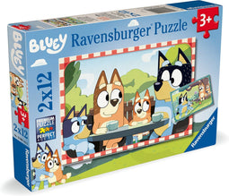Ravensburger Bluey - Kinderpuzzel - 2x12 stukjes - (2 stuks)