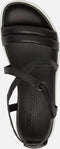 ECCO Simpil - Platte sandalen - Klittenbandsluiting - Zwart - Maat 39