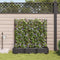 vidaXL - Tuinbakken - met - Waterirrigatiesysteem - 3 - stuks - Zwart