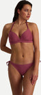 Beachlife Dark Rose - Halter bikinitop - Voorgevormde cups en beugel - Maat 80D