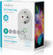 Nedis - Wi-Fi Smart Plug - Afstandsbediening - Stroommeter - Binnen