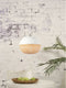 GOOD&MOJO Hanglamp Mekong - Wit/Bamboe - Rond - Ø40cm - Scandinavisch,Bohemian - Hanglampen Eetkamer, Slaapkamer, Woonkamer