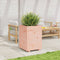 vidaXL - Plantenbak - 50x50x72,5 - cm - massief - douglashout