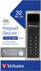 Verbatim Keypad Secure - USB-C-station 32GB - AES 256 bits-hardwareversleuteling - Zwart