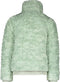 Like Flo F107-5280 - Meisjes Jas - Mint Faux Fur met Animal Print Voering - Maat 146