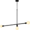 Atmooz - Hanglamp Dots S - E27 - Industrieel - Woonkamer / Slaapkamer / Eetkamer - Plafondlamp - Zwart - Metaal - Hoogte : 95cm