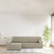 Hoes voor chaise longue met lange armleuning links Eysa THOR Beige Linnen 170 x 110 x 310 cm