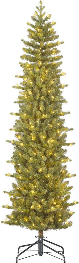 Black Box Trees Harma Smalle Kunstkerstboom met LED Verlichting - H230 x Ø69 cm - Groen