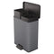 Curver Deco Bin Duo - Prullenbak - 2x26L Afvalscheiding - Lichtgrijs