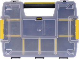 STANLEY SortMaster Organiser - Gereedschapskoffer - 10 opbergvakjes - Zwart/Geel 290 x 210 x 63mm