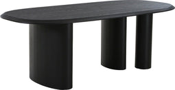 Eettafel Ovaal 220cm - Donkerbruin - 6-8 Personen - House Nordic