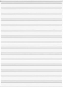 vidaXL - Zebra - rolgordijn - 160x200 - cm - stofbreedte - 155,9cm - polyester - wit