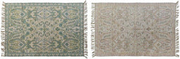 Tapijt DKD Home Decor 120 x 180 x 0,5 cm Rood Polyester Groen Arabisch (2 Stuks)