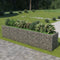 vidaXL - Gabion - plantenbak - verhoogd - 450x90x100 - cm - gegalvaniseerd - staal