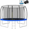 vidaXL Trampolineset rond 150 kg 366x80 cm