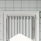 vidaXL Gordijnrails 2 st 60-105 cm aluminium wit en zilverkleurig