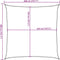 vidaXL - Zonnezeil - 3,6x3,6 - m - 100% - polyester - oxford - zandkleurig