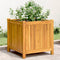 vidaXL - Plantenbak - met - voering - 50x50x50 - cm - massief - acaciahout