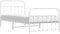 vidaXL - Bedframe - met - hoofd- - en - voeteneinde - metaal - wit - 100x200 - cm