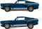 LEGO Creator Expert Ford Mustang - 10265 - Authentieke replica - Donkerblauw
