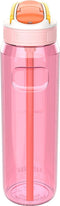 Kambukka Lagoon - Drinkfles 1L - Rietje met milliliter markering - Roze