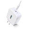 Urban Factory GSC10UF - Wandlader USB-C 100W - Wit