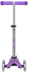 Micro - Mini Micro Deluxe - 3-wiel step met LED moon wielen - Paars