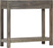 vidaXL - Wandtafel - 86x30x76 - cm - massief - mangohout - grijs