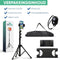 Serve Tablet Standaard - Tripod Statief - Draagtas & Bluetooth Remote - Aluminium - Zwart