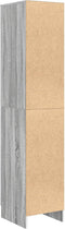 vidaXL - Hoge - Kast - Grijs - Sonoma - 35x39x168 - cm - Gelaagd - Hout