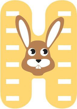 Small Foot - Houten Dieren Kinderletter - H