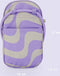 Telefoontasje Dames Crossbody - Selencia 100% Gerecycled telefoontasje design - Universeel Schoudertasje telefoon - paars