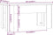 vidaXL - Salontafel - 101x49x52 - cm - bewerkt - hout - hoogglans - wit