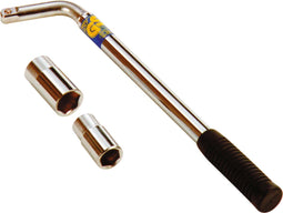 Carpoint Telescopische Wielmoersleutel - 17/19/21/23mm - Uitschuifbaar 360-535mm (1 stuk)