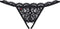 Obsessive Openkruis string kant– Erotische Lingerieset – Maat S/M – Zwart